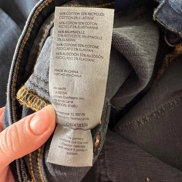 Pilcro Dark Blue Flare Jeans - Picture 9 of 13